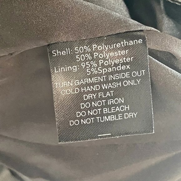 I AM GIA VIXON BLACK PINK FAUX LEATHER LACE UP CROPPED MOTO TOP JACKET - M - Picture 10 of 11